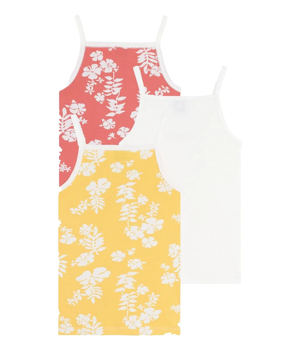 Petit Bateau Mädchen A04ed Hemden aufhängen (3er Pack)