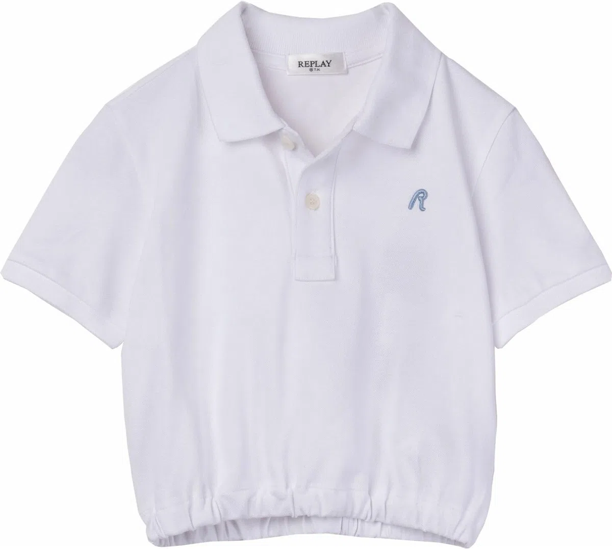 Replay Mädchen Poloshirt Kurzarm Cropped
