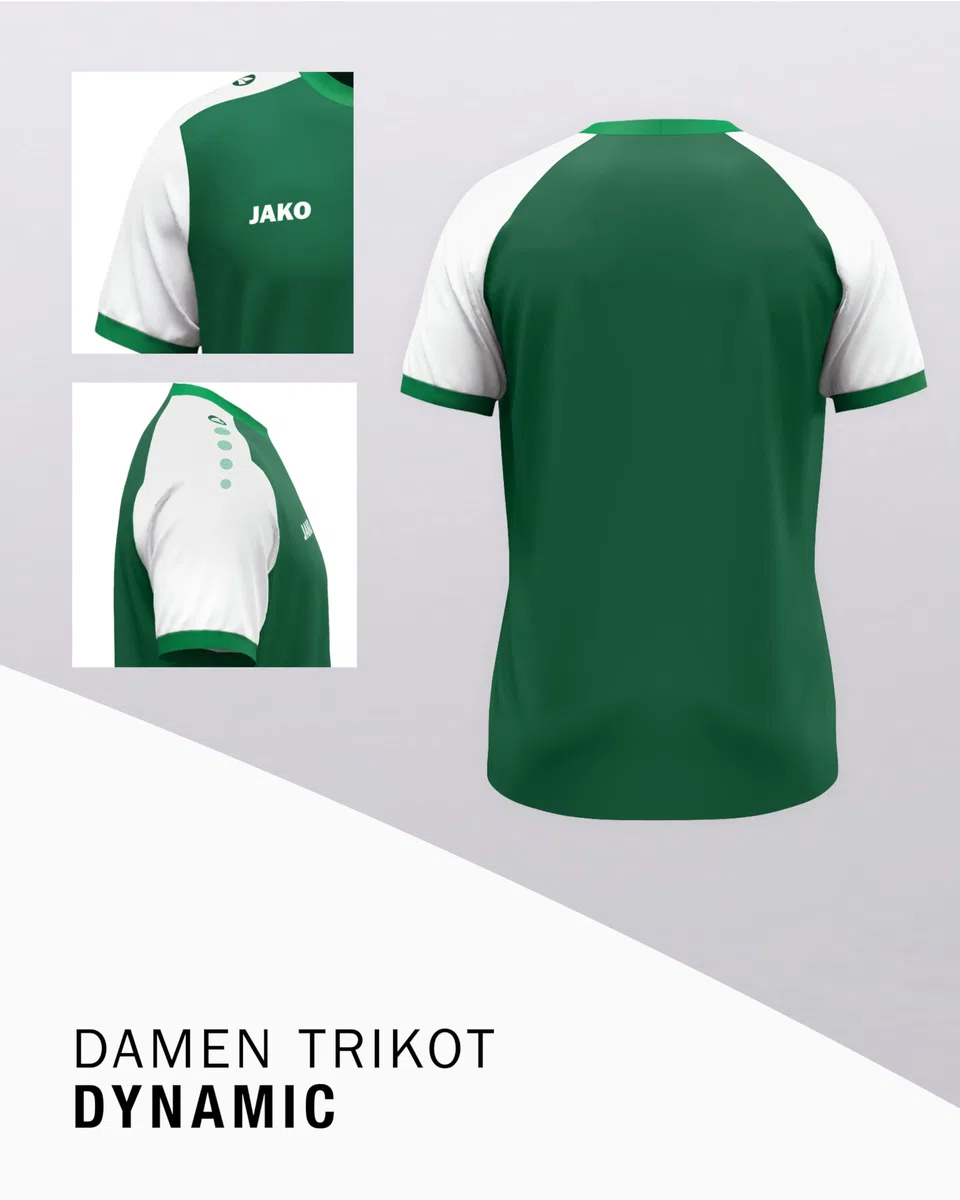 JAKO Damen Trikot Dynamic Trikot (1er Pack)