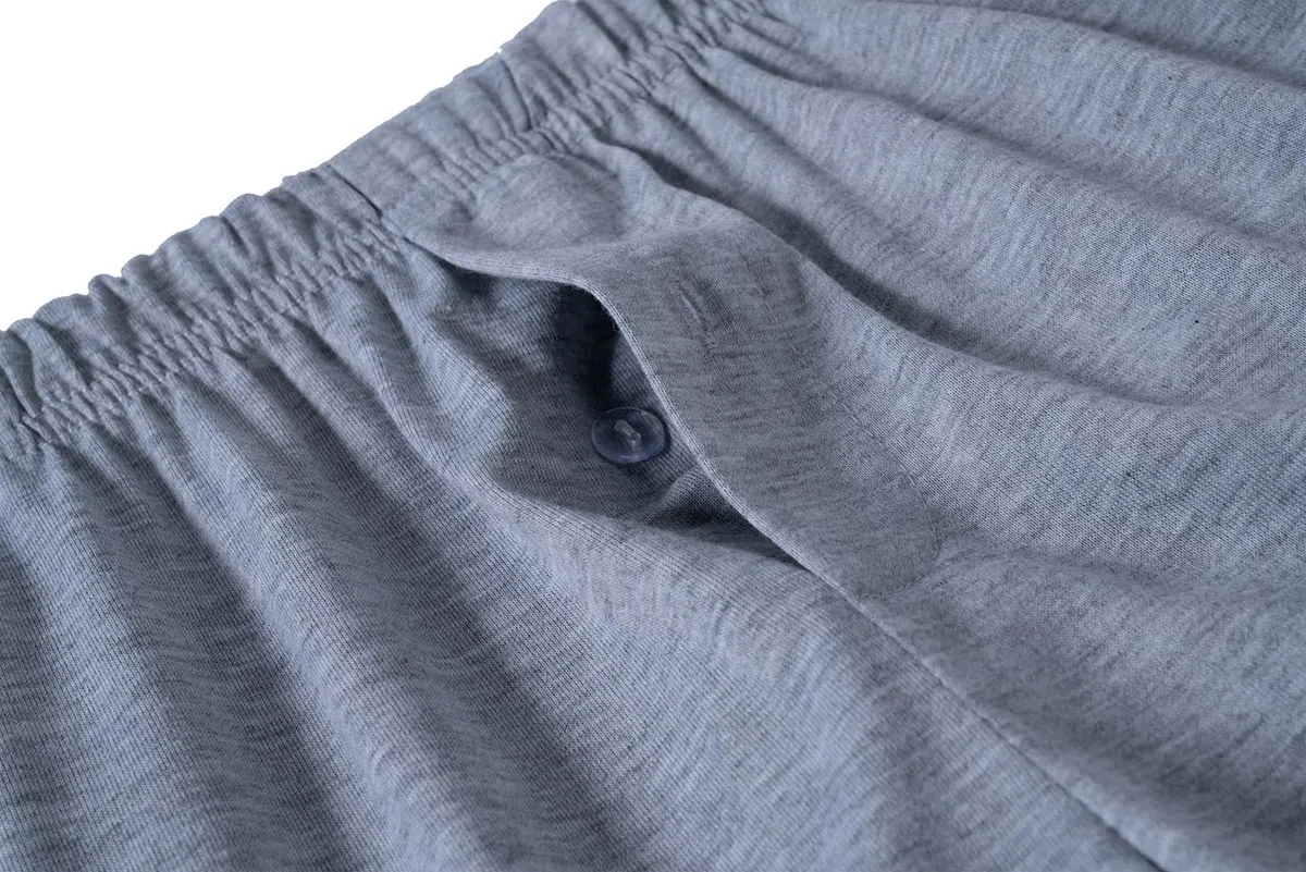 Arshiner Jungen 2er-Pack Schlafanzughose Weich Bequeme Pyjamahose Knopfleiste Lang Einfarbig Freizeithos Elastische Taille Mit 2 Taschen Schlafhose für Kinder 7-15 Jahre
