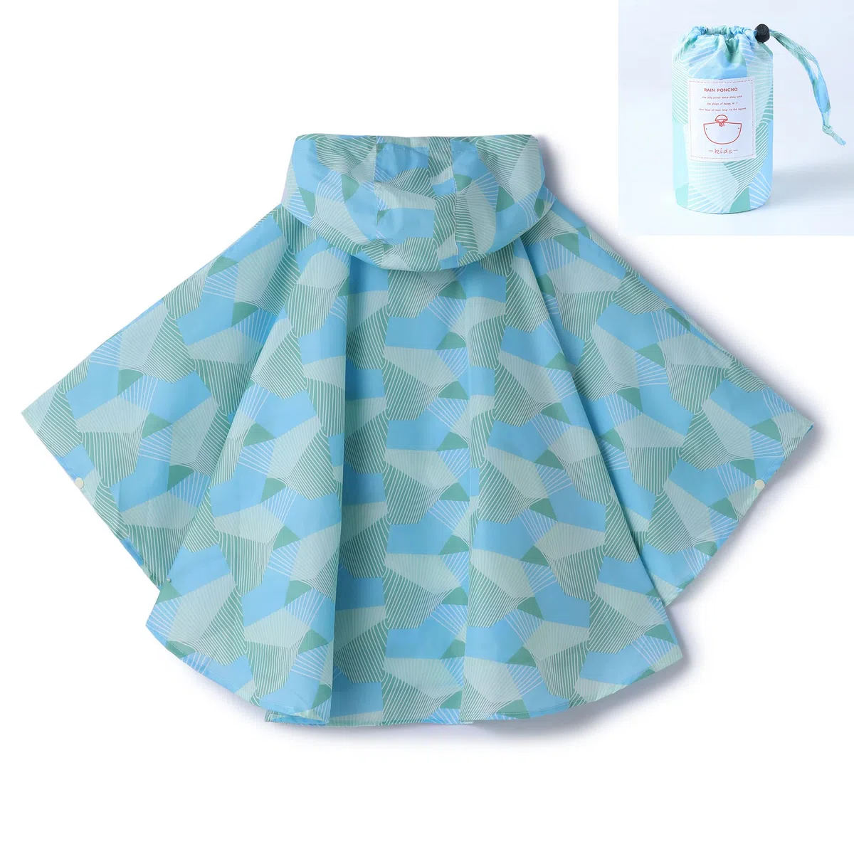 Regenponcho Kinder Wasserdicht Baby Mädchen Jungen Faltbar Ultraleicht Fahrrad Outdoor für 1-12 Jahre
