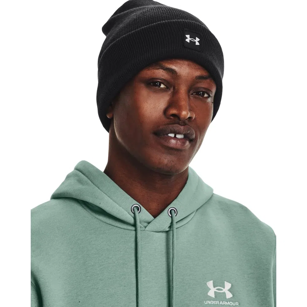 Under Armour Mens 2025 UA Halftime Cuff Moisture Wicking Quick Drying Beanie Hat