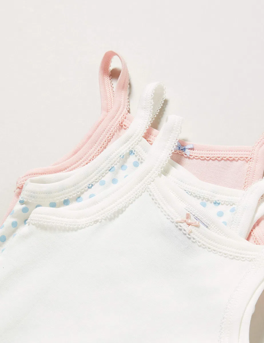 Petit Bateau Mädchen Strampelanzug, 3er Pack
