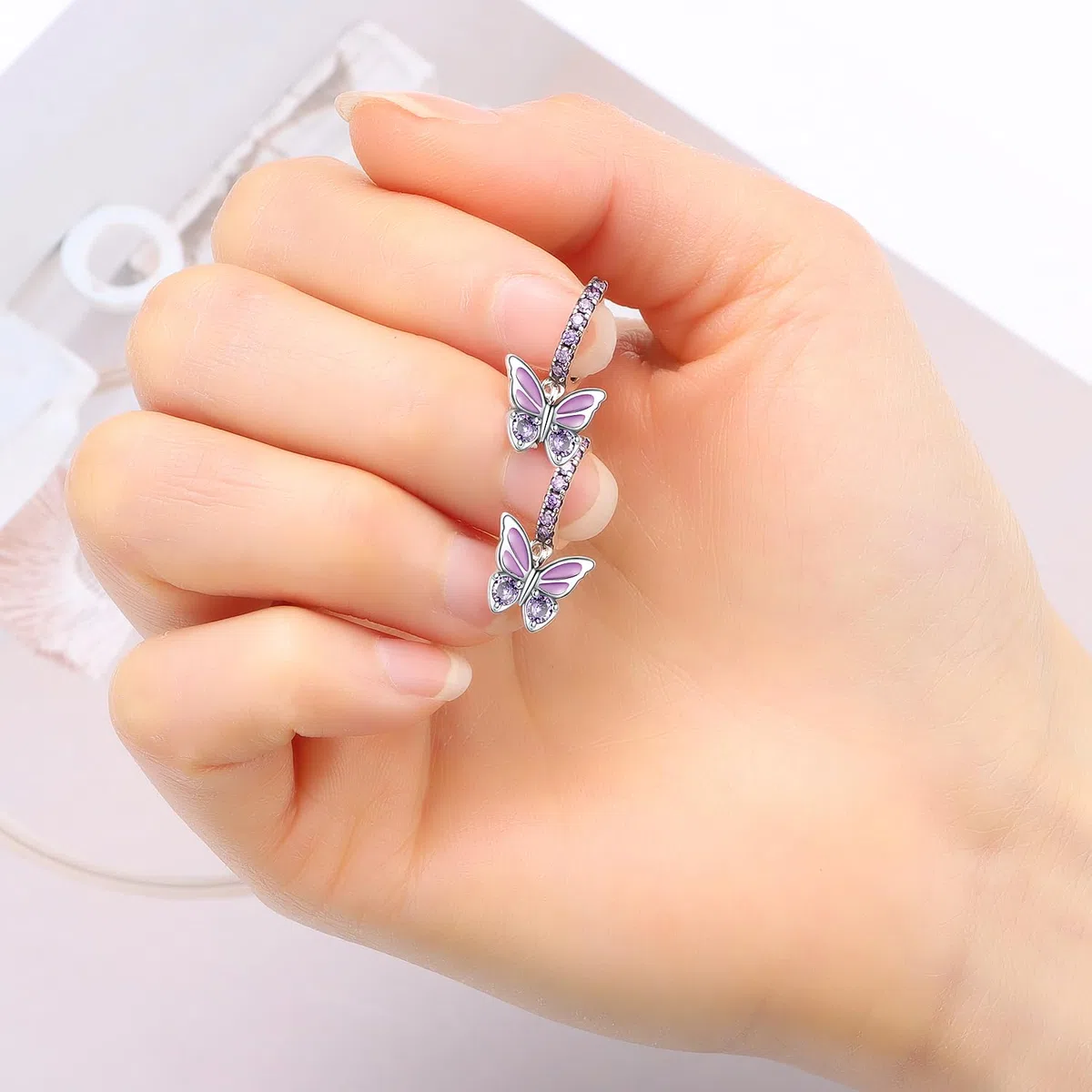 Ohrringe Silber 925 Hängend Zirkonia Ohrringe Earrings Ohrhänger Silber 925 Baumelnde Ohrringe Silber Ohrringe Damen 925 Hängeohrringe für Damen Geschenk für Frauen Freundin Mama