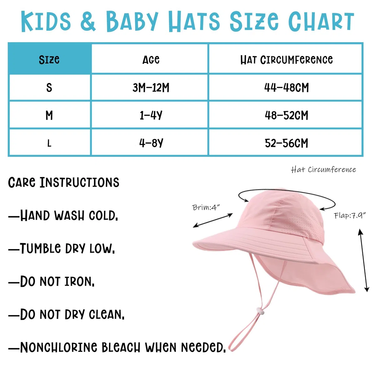 Pesaat Baby Sonnenhut Mädchen Mit UV-Schutz Sonnenmütze Baby Junge Mit Nackenschutz Sommermütze Kinder Babymütze Sommer(Dinosaurier-Königsblau, Gr.3-12Monate(44-48))
