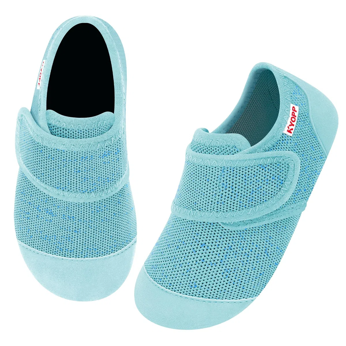 Kyopp Hausschuhe Kinder Barfussschuhe Atmungsaktive Pantoffeln für Jungen Mädchen Rutschfest Breite Turnschläppchen Kleinkinder Slippers