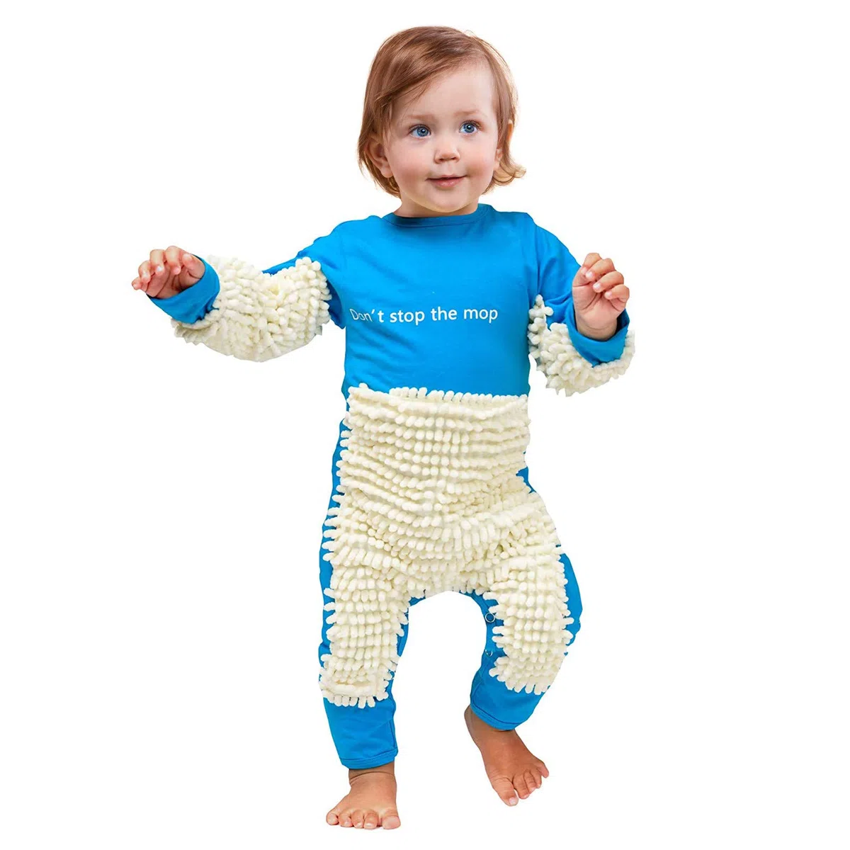 Baby Mädchen Jungen Krabbelstrampler Langarm Baby Floral Mop Design Jumpsuit