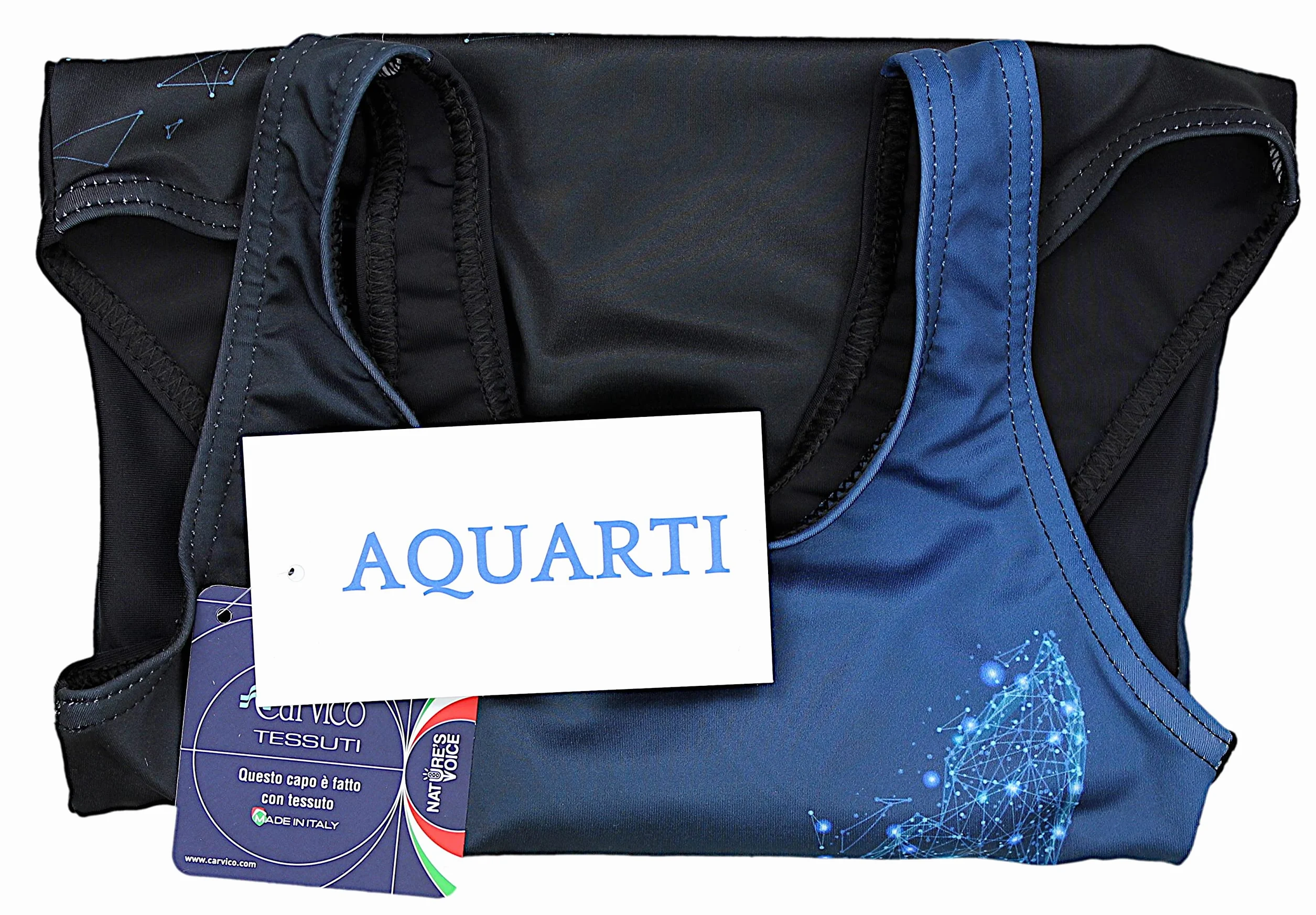 Aquarti Badeanzug Mädchen – Sportlicher Mädchen Badeanzug mit Ringerrücken Print