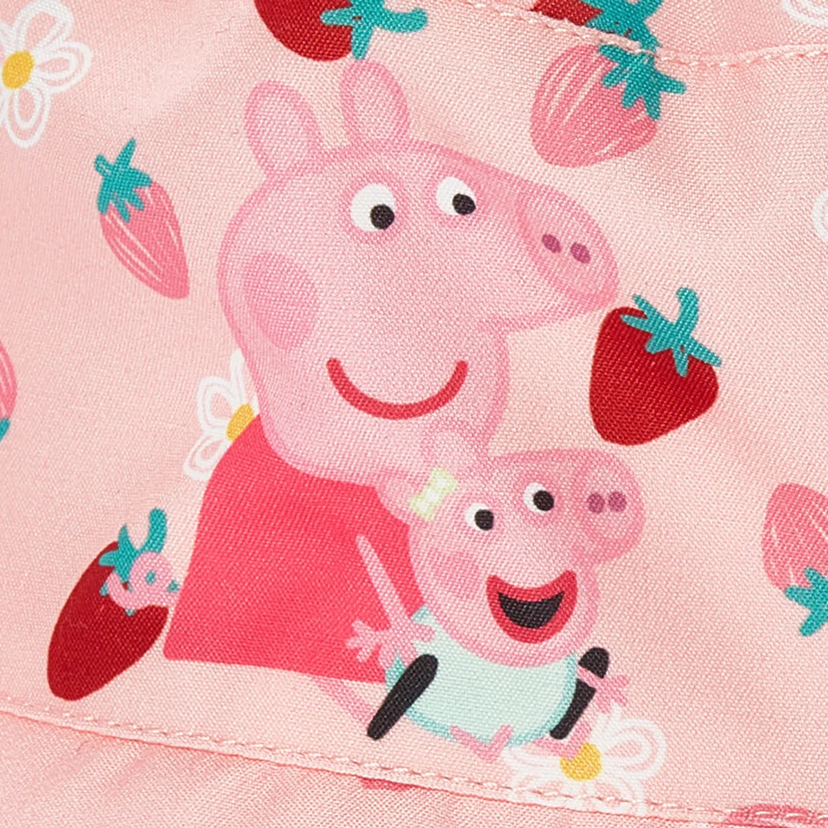 Peppa Pig Fischerhut für Mädchen, Peppa Und Evie Sommermütze Kinder, Sonnenhut Mädchen Für Den Sommer Einheitsgröße, One Size