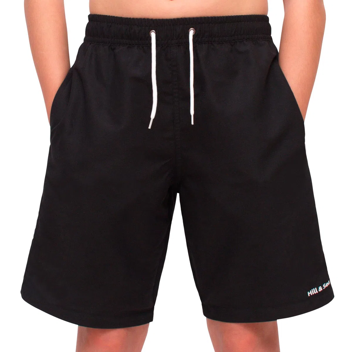MEILONGER Badehose Jungen 2 in 1 Badeshorts Kinder Schnelltrocknend Boardshorts Bademode Schwimmhosen mit Kompression Innenhose Verstellbare Tunnelzug