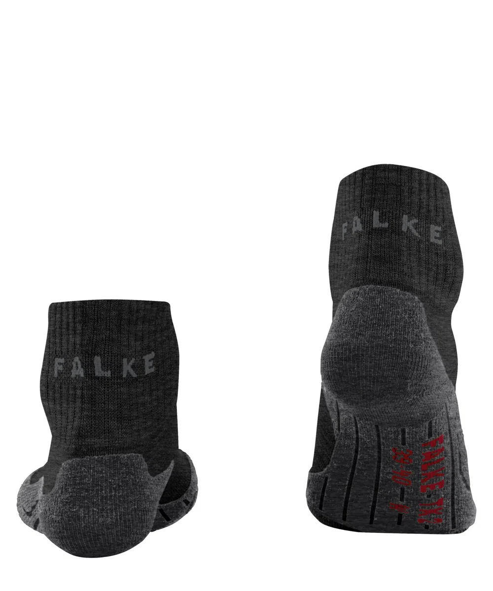 FALKE Damen TK2 Short Wandersocken atmungsaktive schnelltrocknende klimaregulierende geruchshemmende Wolle Funktionsmaterial mittelstarke Polsterung antiblasen kurz warm Trekkingsocken 1 Paar