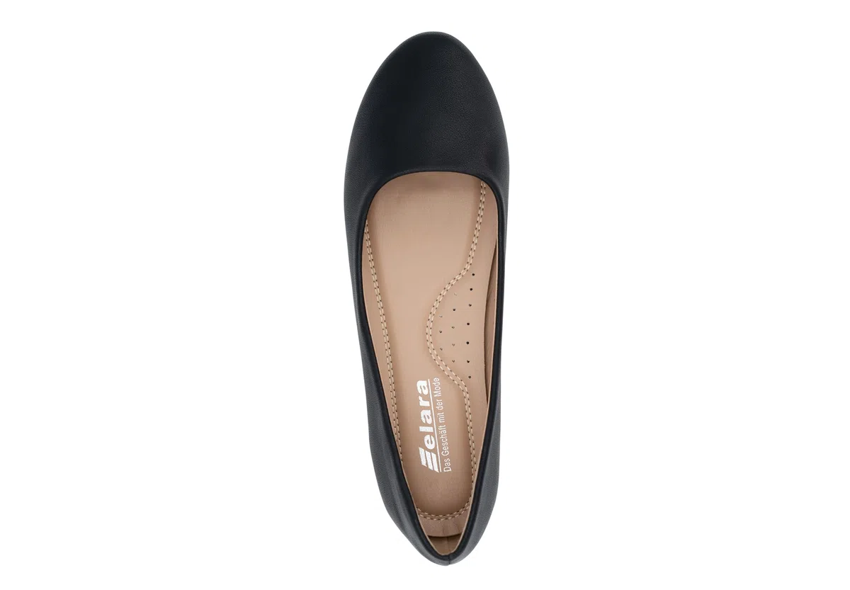 Elara Damen Ballerina Bequeme Slip Ons Flach Chunkyrayan