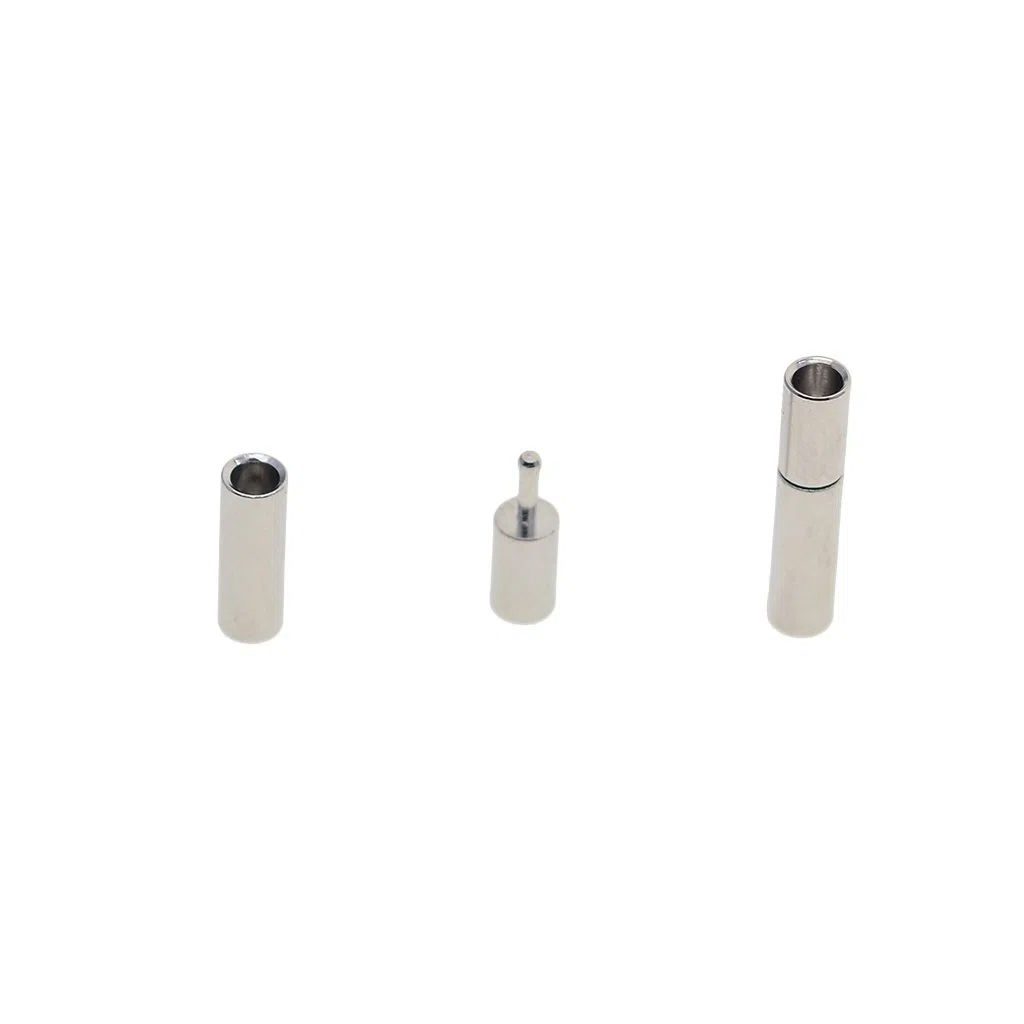 joyMerit 10 pcs 2 mm Lederband Endet Magnetverschluss Kettenverschluss Magnet Verschluss für DIY Halskette Armband