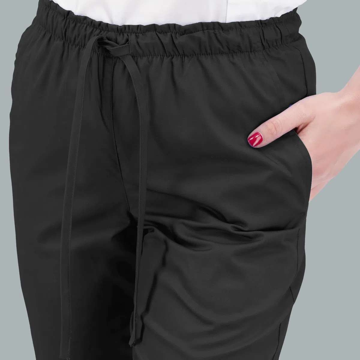 PALLTEX Carlo Kochhose Herren Kochhose Herren Kochhosen für Männer und Damen Bäckerhose mit elastischer Bund mit ​Tunnelzug XS - 5XL
