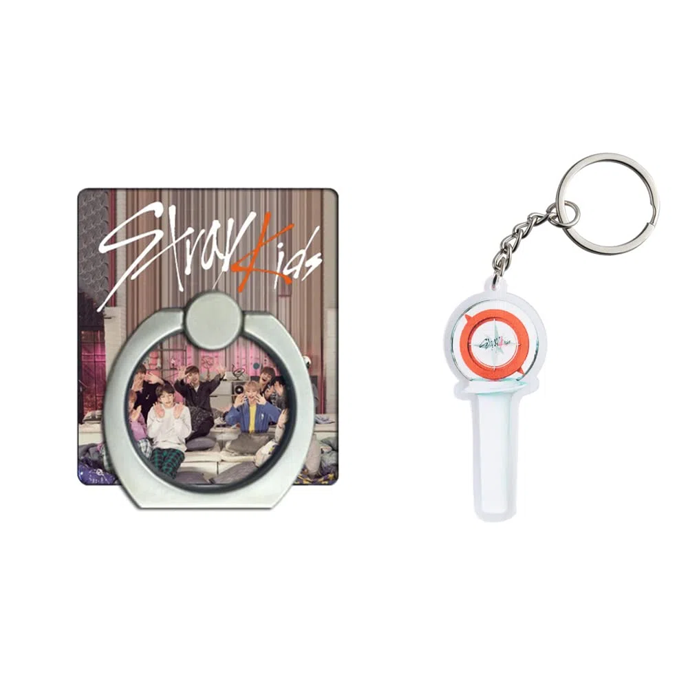 Kpop Stray Kids Geschenke Set, Stray Kids Fotokarte, Aufkleber, Armband, Gesichtsschutz, Ringe, Anhänger Halskette, Button Pin, Telefonringhalter, Schlüsselanhänger