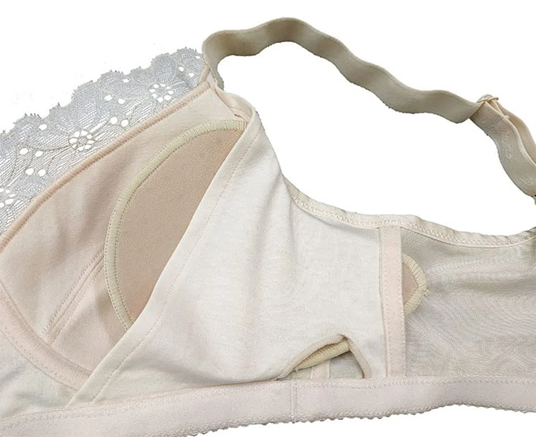 Sendyou ES66 Damen-BH mit Taschen, Mastektomie für Brustprothesen, schöne Spitze