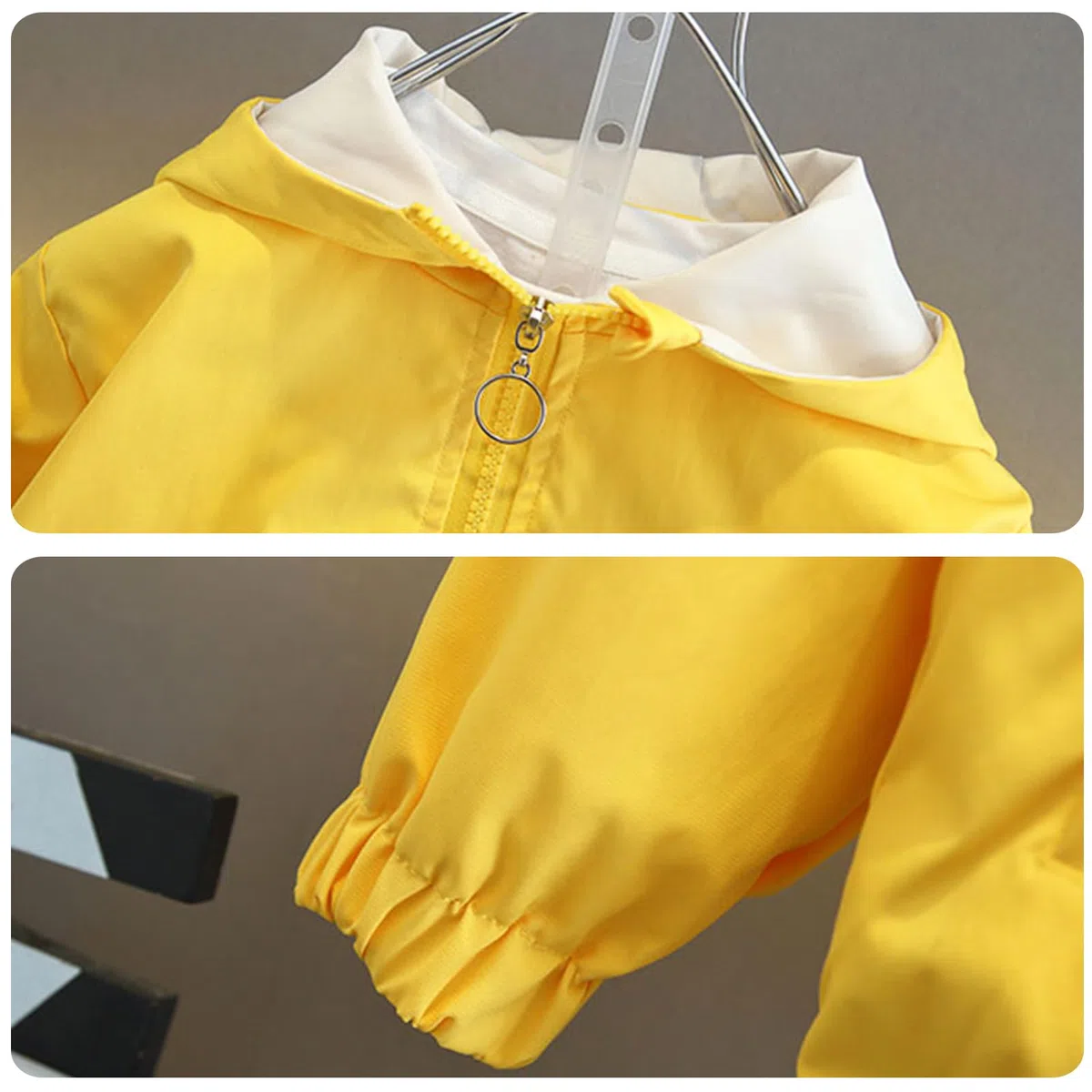 Übergangsjacke Jungen mit Kapuze Kinder Windjacke Reißverschlussjacke Cartoonjacke für Frühling Herbst
