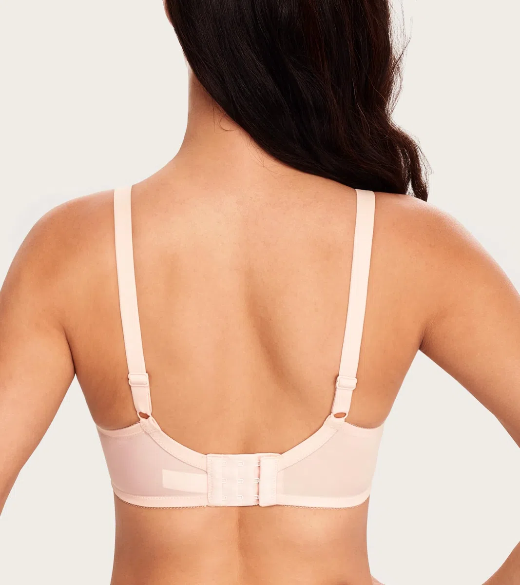 Lemorosy Damen Minimizer BH mit Bügel Vollschalen Große Größen Starker Halt Ungepolster Floraler Spitze BH Große Brüste