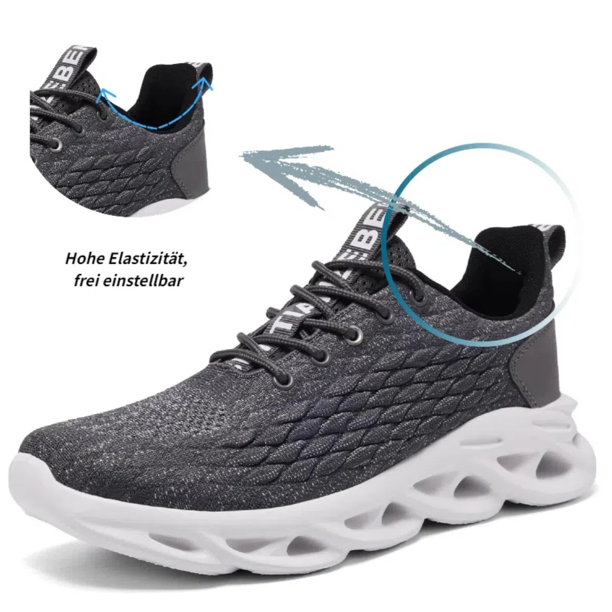 Damen Schuhe Turnschuhe Sportschuhe Laufschuhe Running Tennis Walkingschuhe Fitnessstudio Sneaker Atmungsaktiv Freizeit Fashion Leichtgewichts