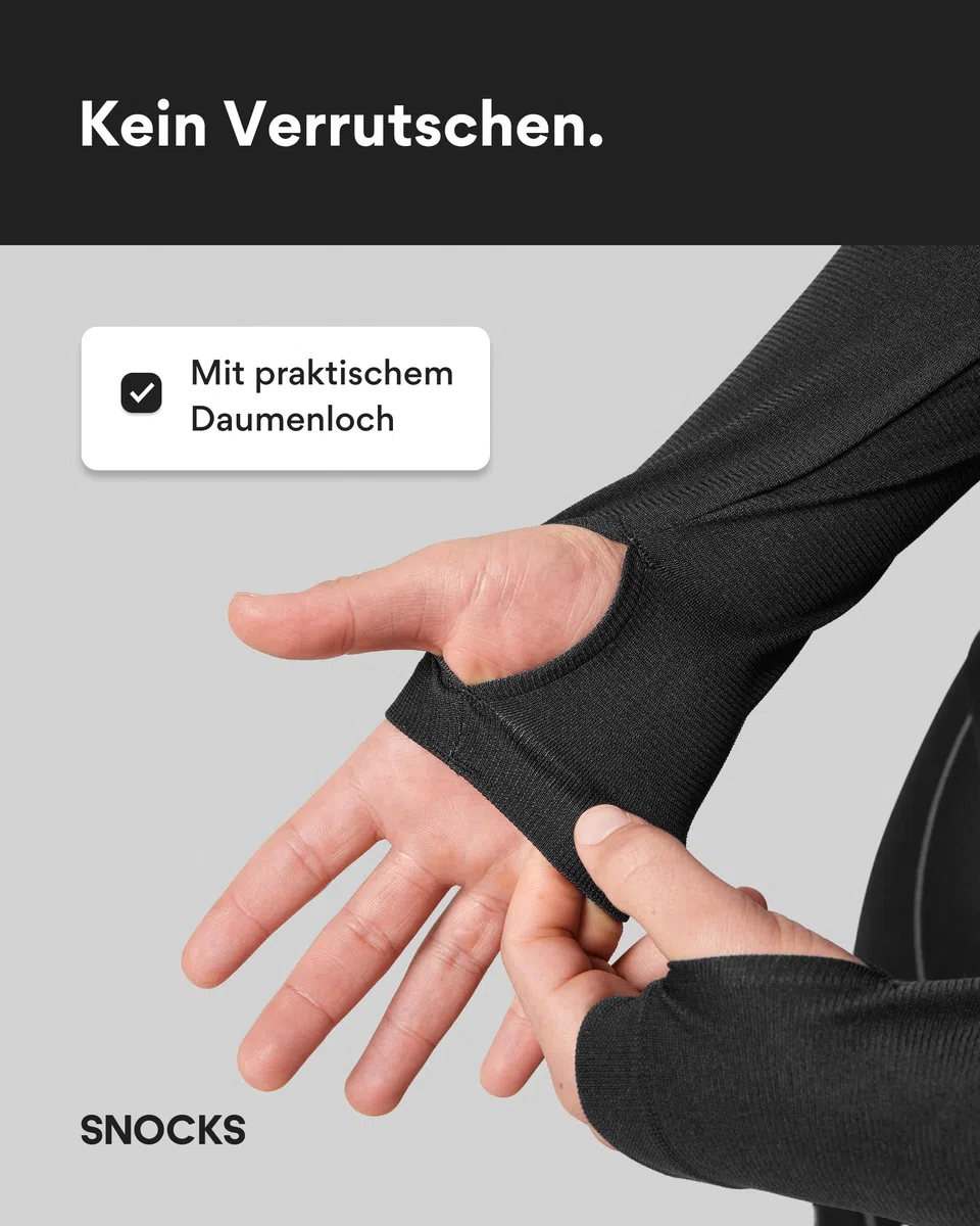 Snocks Thermounterwäsche Herren extra warm enganliegend schnelltrocknend atmungsaktiv Gr. S-3XL Skiunterwäsche