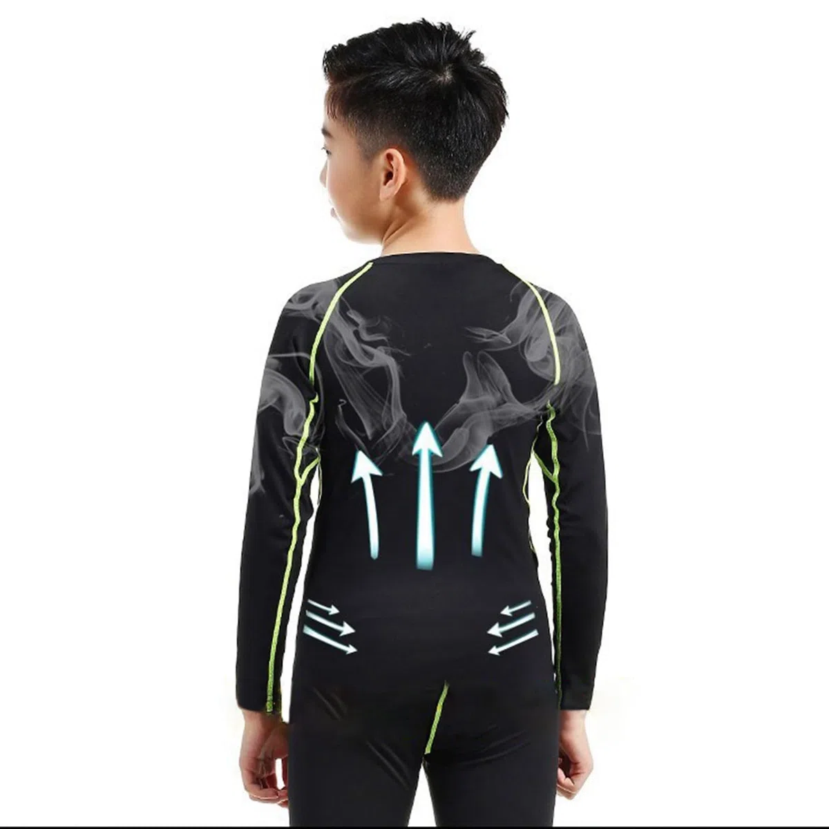 Thermounterwäsche Kinder Fussball Jungen Mädchen 2 Stück Funktionsunterwäsche Set Winter warm Skiunterwäsche Kinder Thermounterhemd + Thermohose Schnell Trockend Atmungsaktiv Sportunterwäsche Set