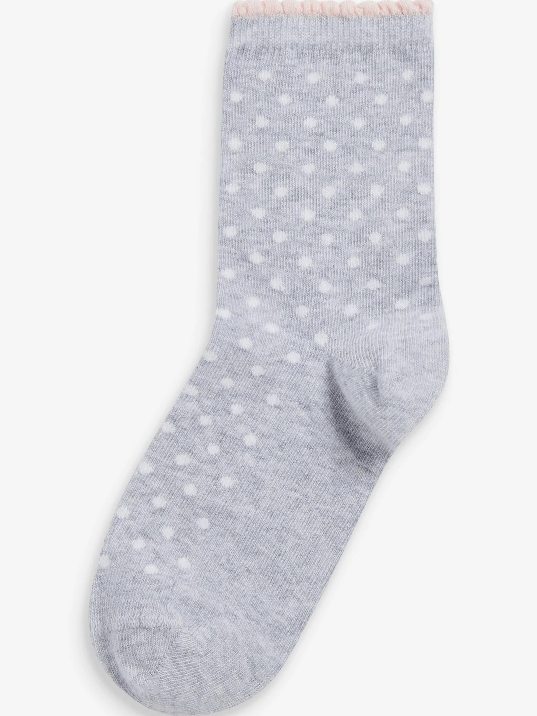 NEXT Mädchen Socken mit hohem Baumwollanteil im Multipack Rosa 23-25.5