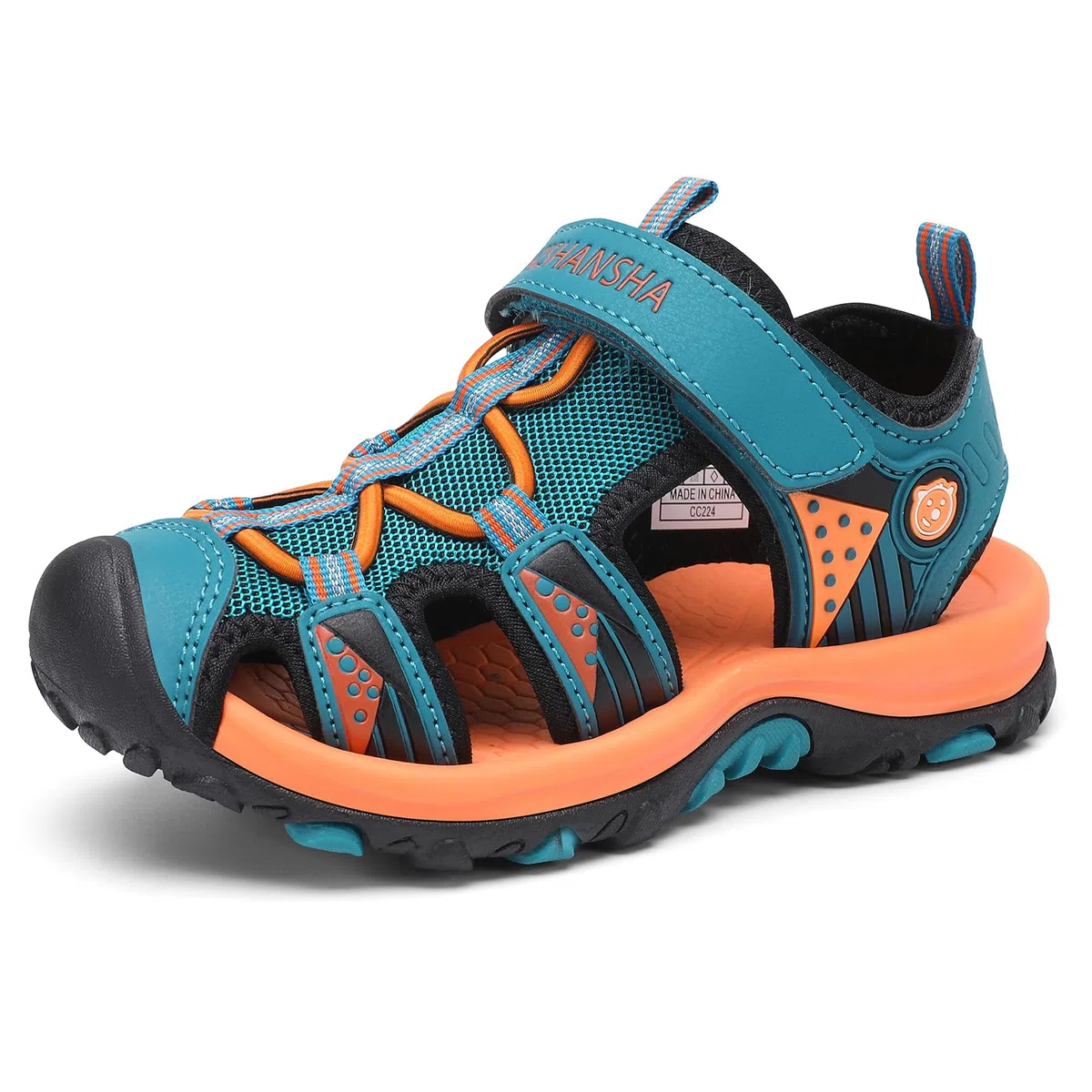 Mishansha Geschlossene Jungen Sandalen Sommer Atmungsaktiv Gr.24-39 | Geschlossen, Kinder Sommerschuhe, Trekkingsandalen, Outdoor, Rutschfest