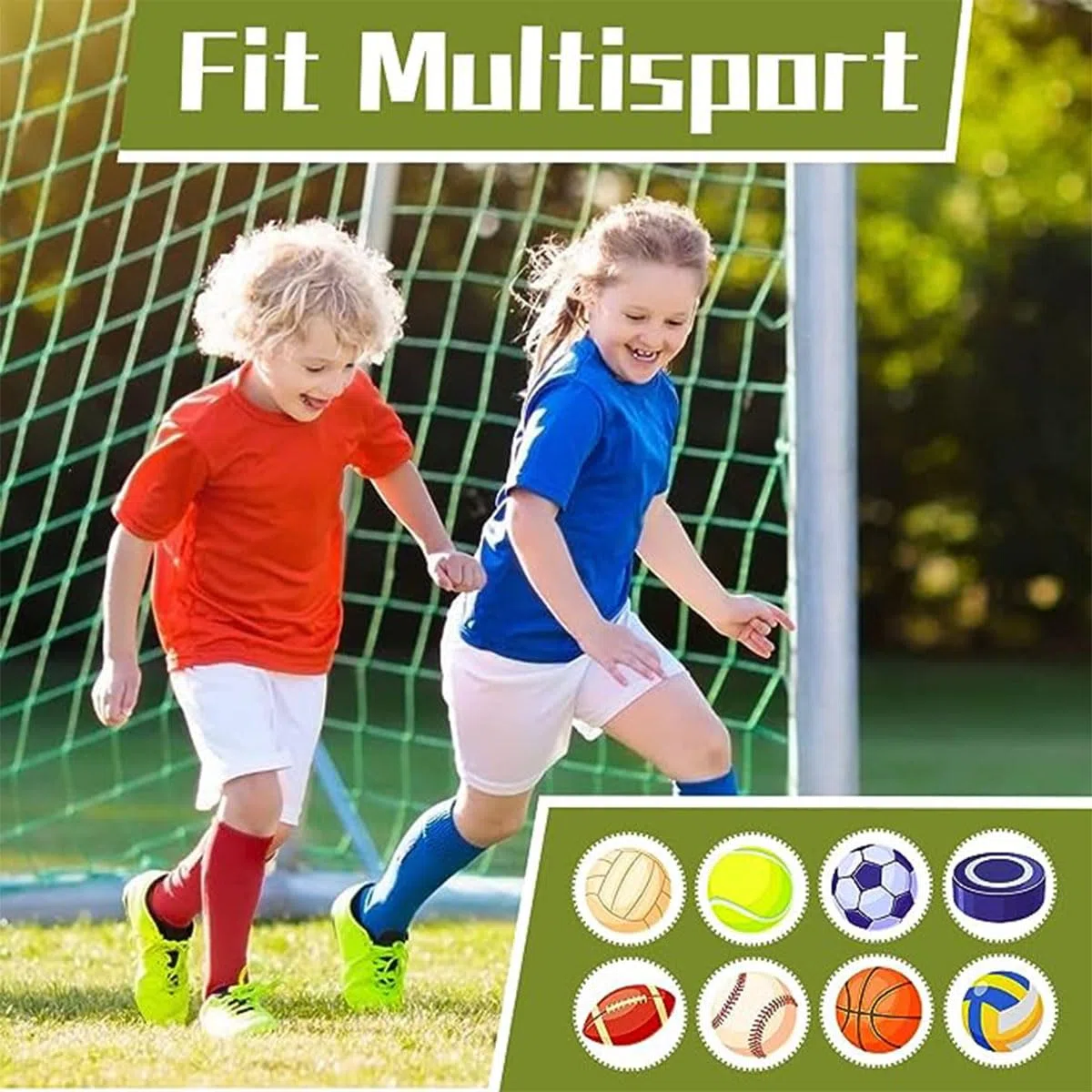 Zando Kniestrümpfe Kinder Baumwolle, 1 Paar Sportsocken für Jungen Mädchen 3-6 Jahre, Gestreifte Socken Kleinkind