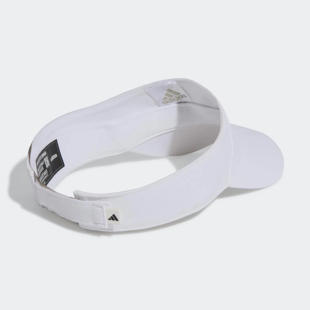 adidas Unisex AEROREADY Visor, White / Black, L