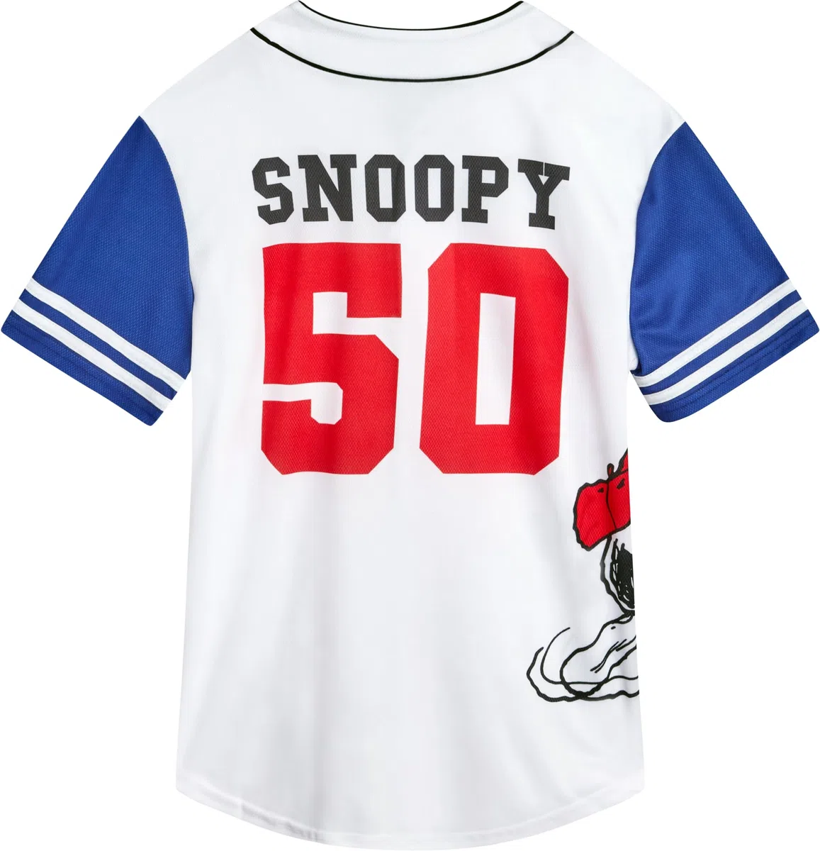 Peanuts Damen Snoopy Baseball Jersey Neuheit Mode Vintage Snoopy Shirt Jersey Top für Frauen (S-XL)