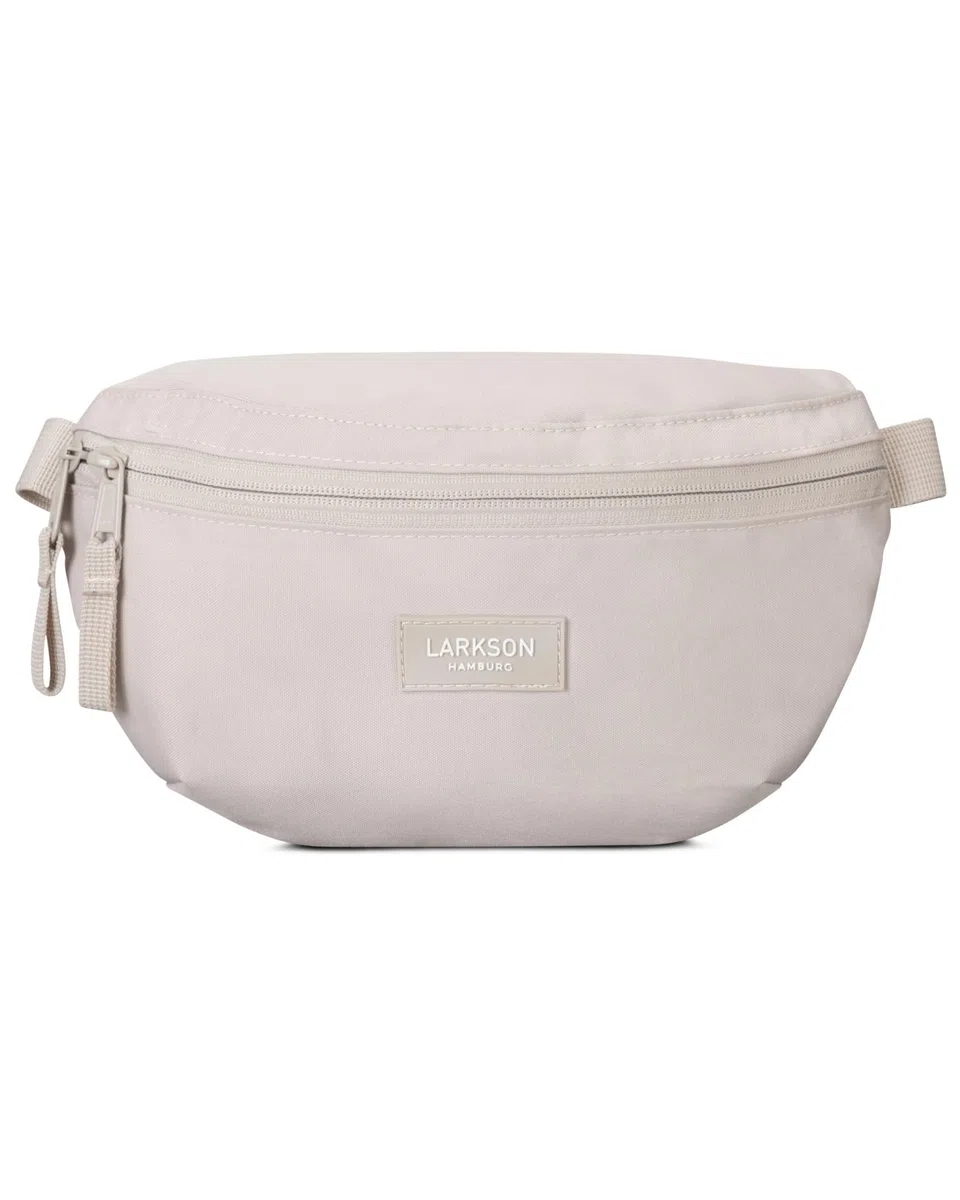 LARKSON Bauchtasche Damen & Herren Beige - Finn - Hüfttasche für Sport Outdoor Stadt - Gürteltasche Stylisch für Festival - Crossbody Bag mit Gurt - Wasserabweisend