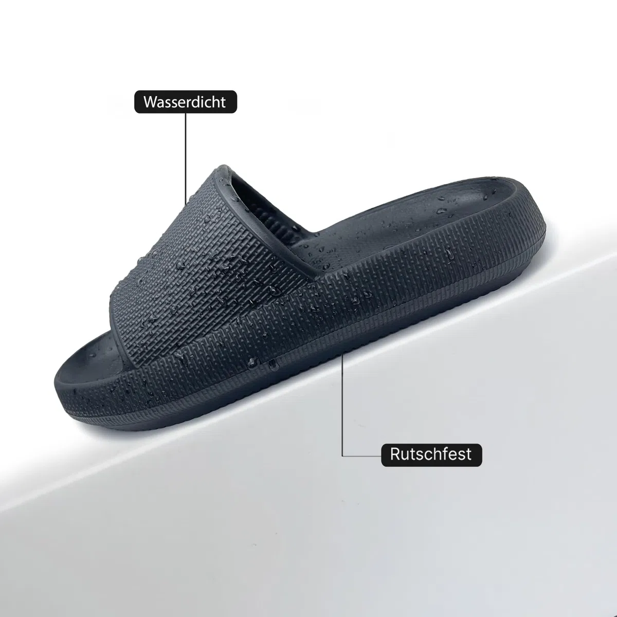 Badelatschen Kinder Unisex Mädchen Jungen Badeschlappen Cozislides Original Badeschuhe Rutschfeste Schwimmbad Strand schlappen