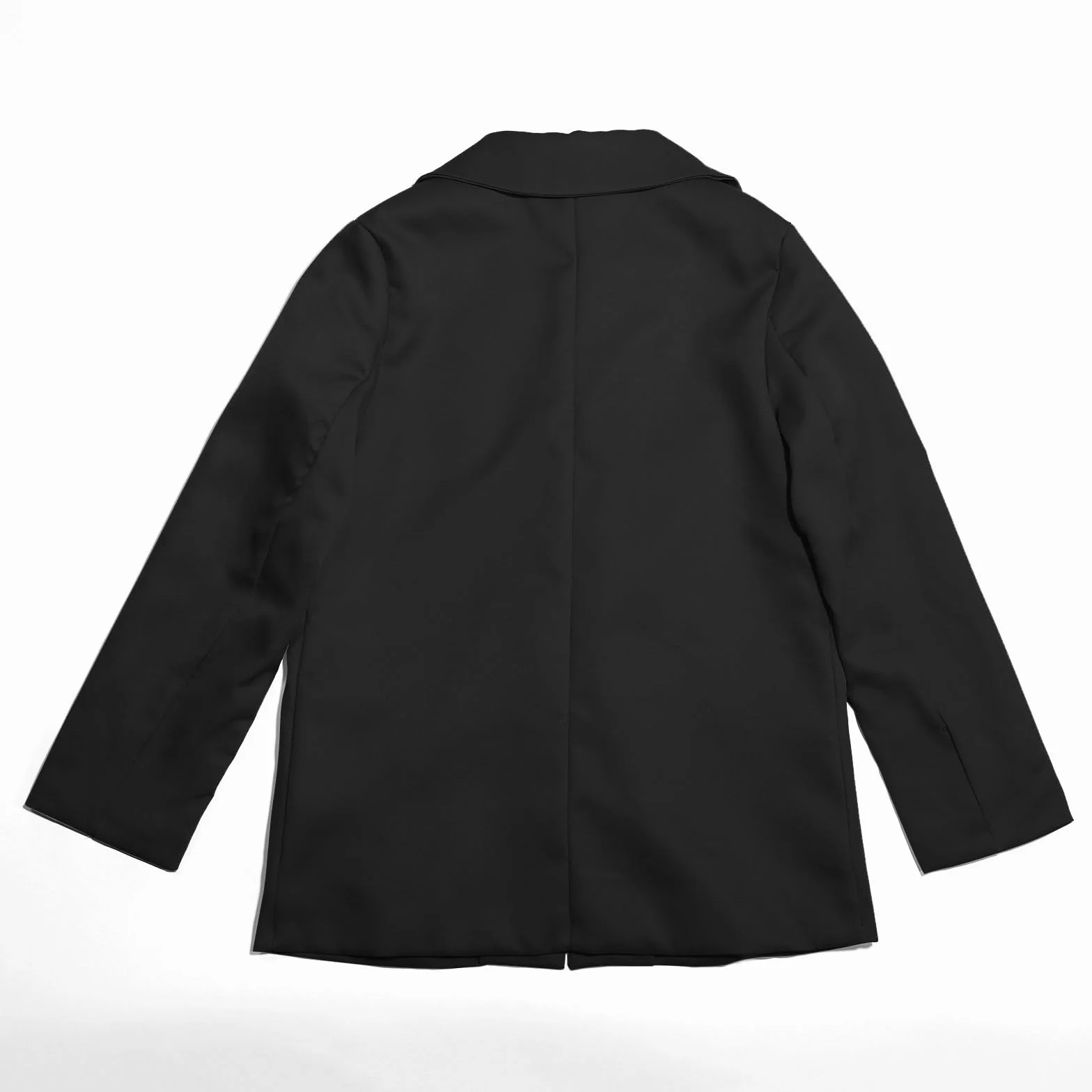 Generisch Blazer Mädchen Elegant Einfarbig Anzugjacke Kinder Freizeitjacke Langarm Trenchcoat mit Seitentasche und Taschen Reverskragen Anzugjacke Offene Front Arbeitsanzug Formale Anzug