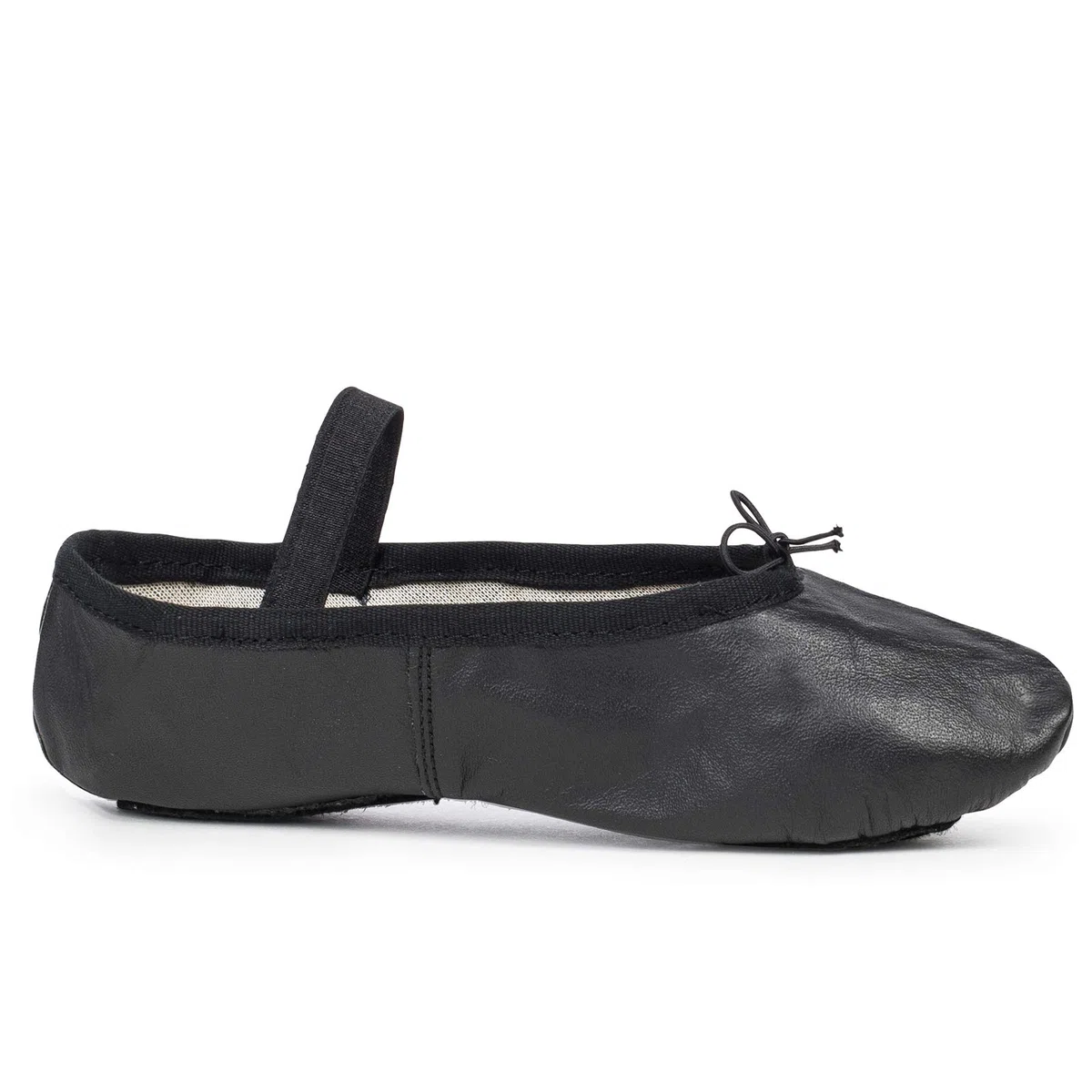 Interdance Ballettschuhe - Ballettschläppchen '106' (aus Leder, Ganze Chromledersohle) [Größen 25-44 in weiß, rosa, schwarz, für Kinder & Erwachsene]