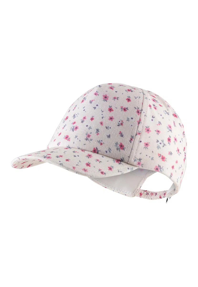 Sterntaler Basecap Schmetterling - Mädchen Schirmmütze aus Flammgarn Jersey mit allover Druck - Sommer Baseball Cap elastisch mit Gummizug - sportive Baby und Kinder Schirmkappe