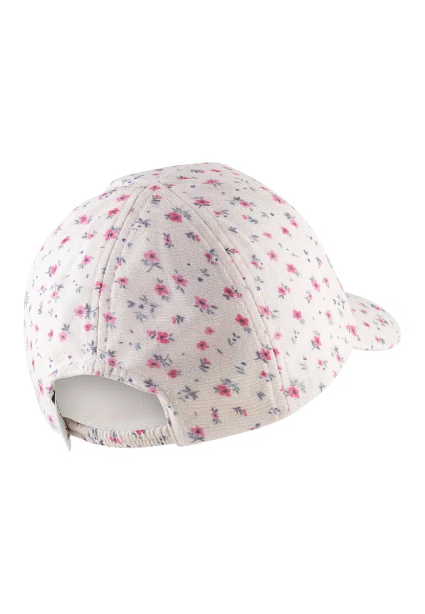 Sterntaler Basecap Schmetterling - Mädchen Schirmmütze aus Flammgarn Jersey mit allover Druck - Sommer Baseball Cap elastisch mit Gummizug - sportive Baby und Kinder Schirmkappe