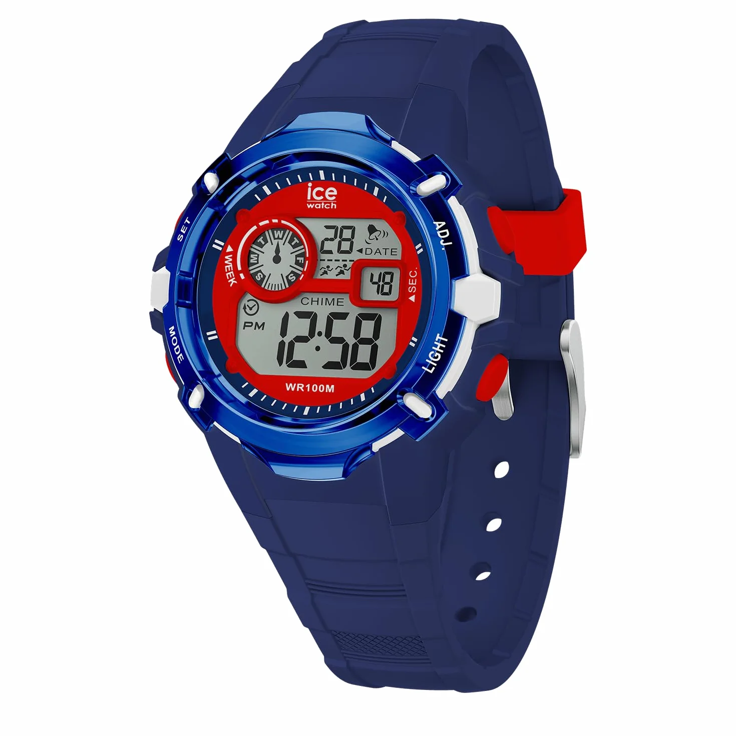 ICE-WATCH Ice Digit Explorer Kinderuhr mit Silikonarmband Small