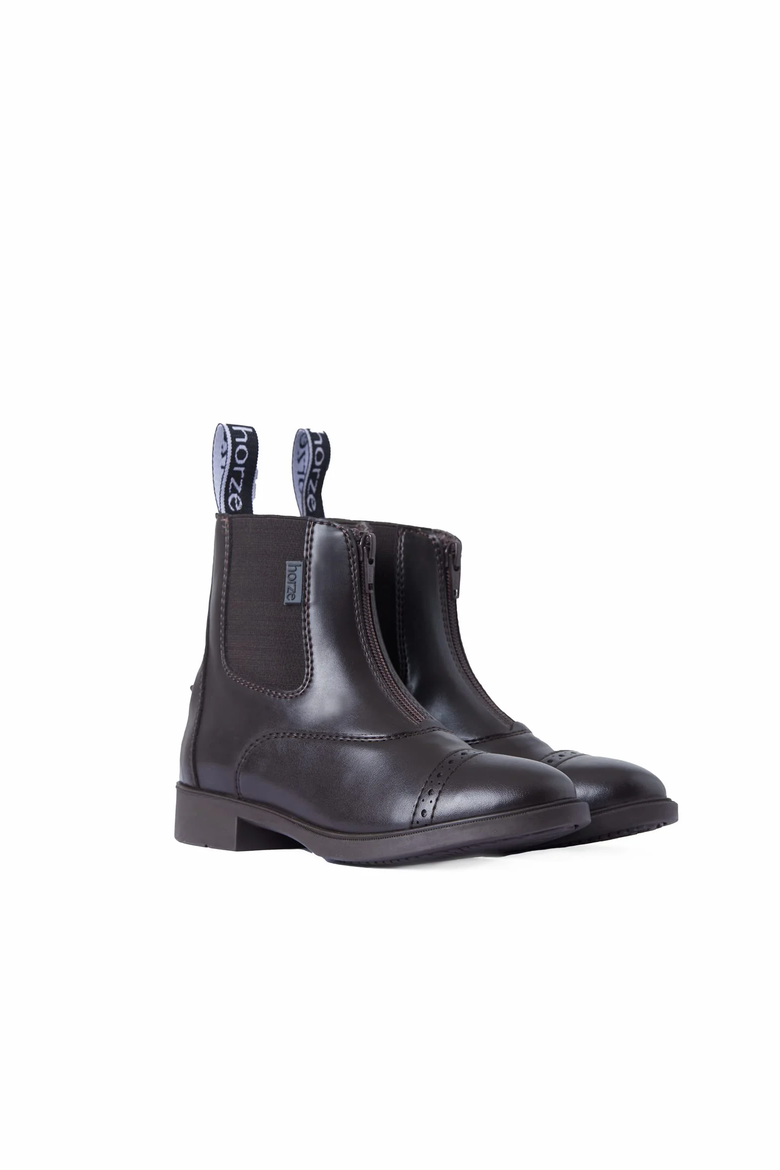 HORZE Kinder Reitstieflette Wexford, Jodhpur Stiefel für Mädchen mit Reißverschluss