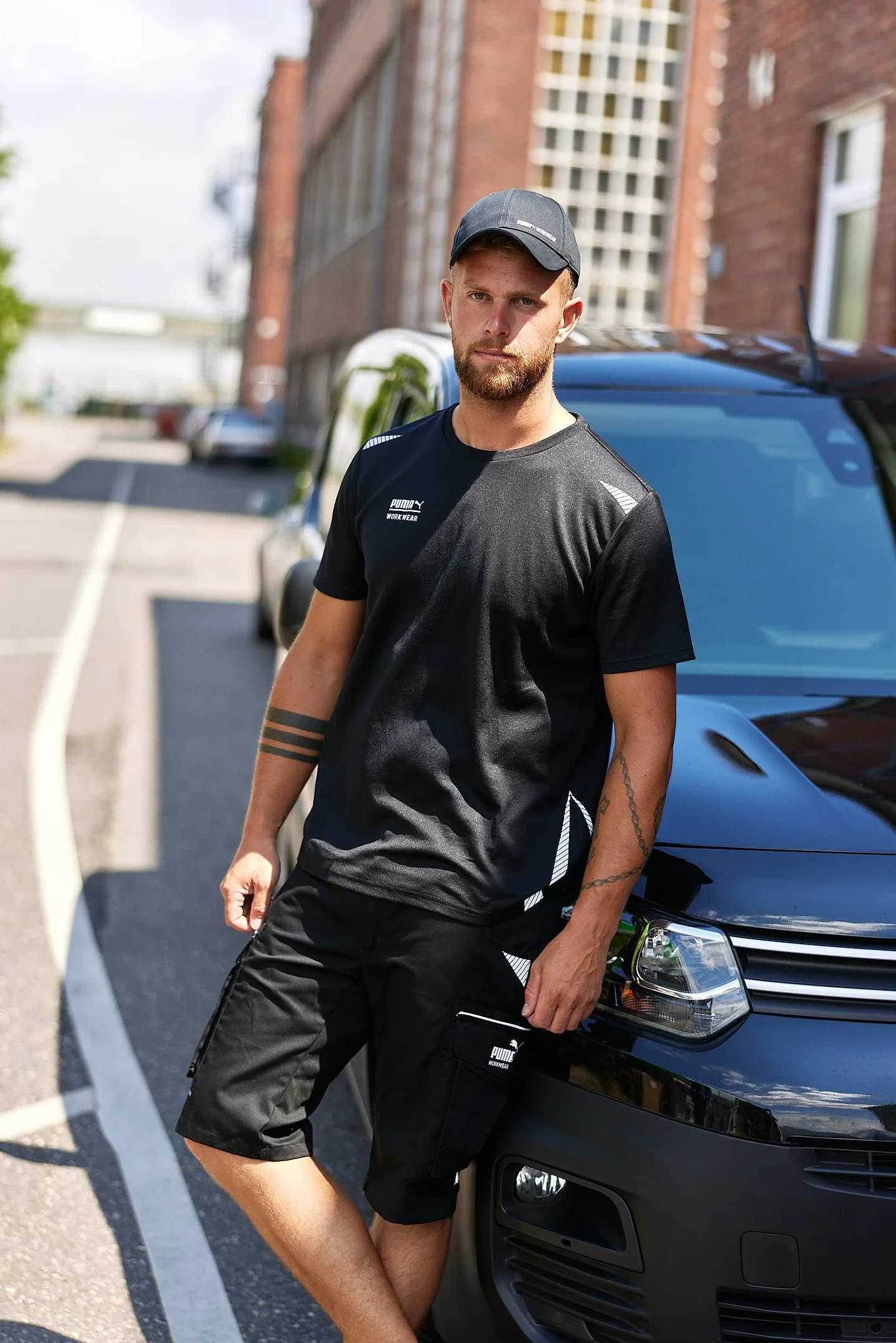 PUMA Workwear Precision X Arbeitsshorts - Kurze Arbeitshose Herren - Robustes Flexibles Material - Viele Taschen Reflektoren