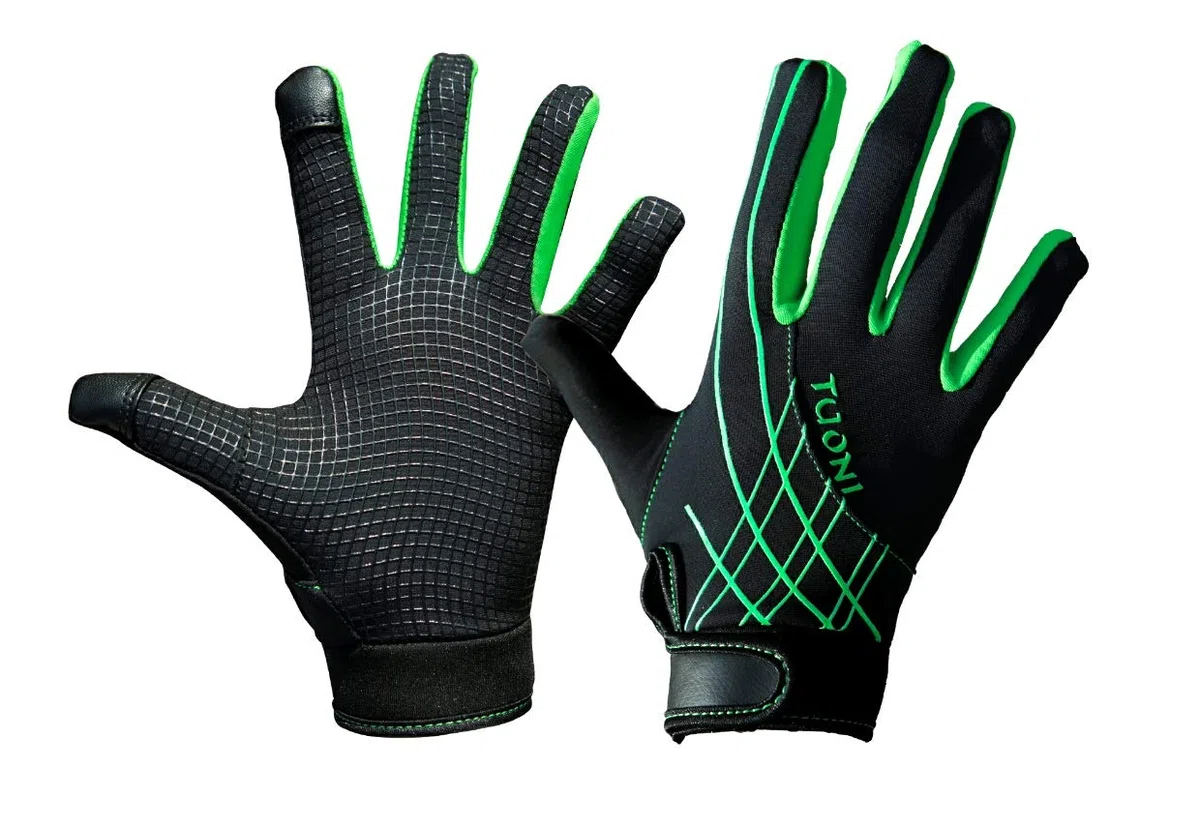 Tuoni Junior Thermo Multi Sporthandschuh mit Silikongriff Ideal für Fußball, Rugby, Hockey, Mountainbiking, Radfahren, Laufen und Netball Mit Touchscreenspitzen