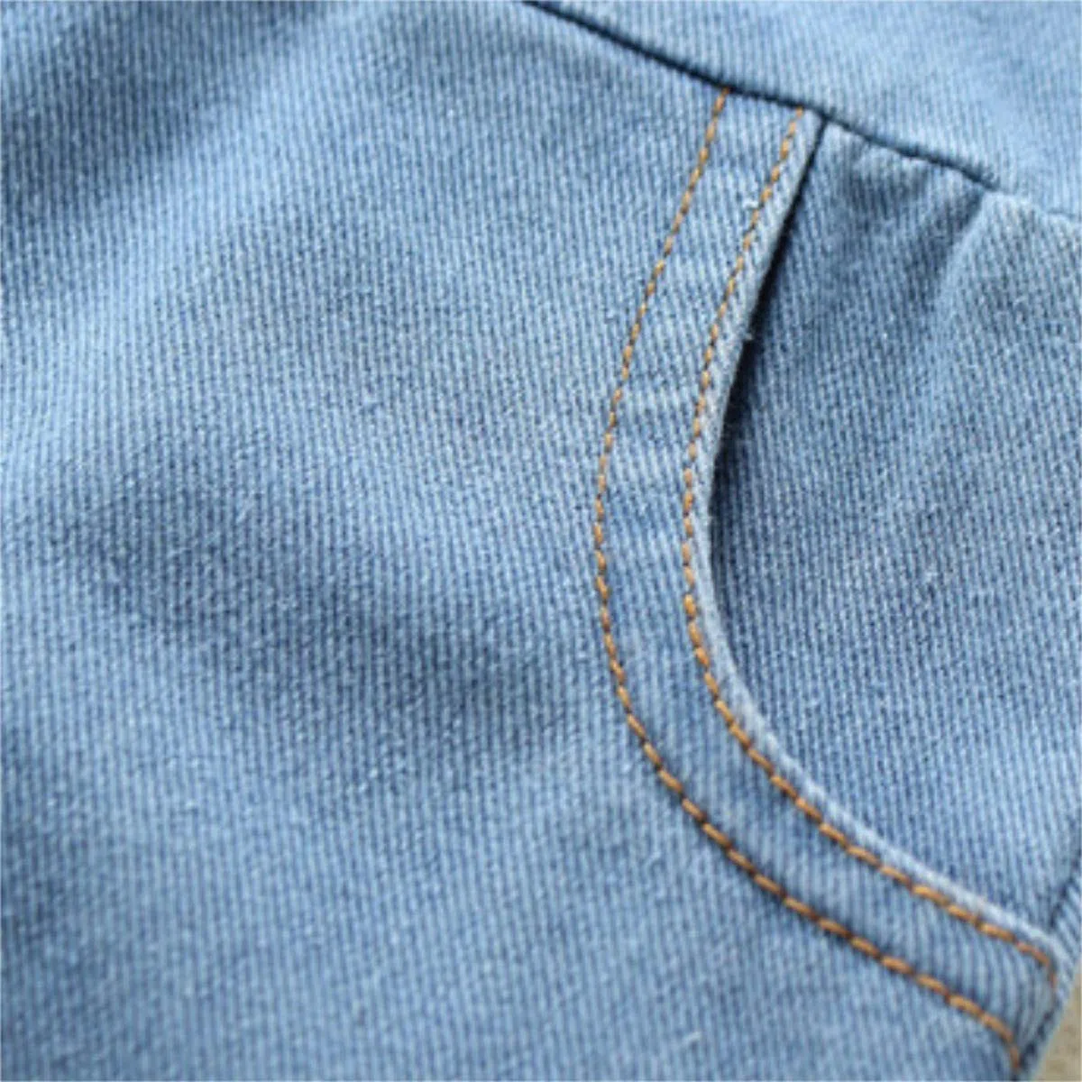 Verve Jelly Neugeborene Baby Mädchen Denim Jumpsuit Ärmellose Tasche Strampler Overalls Cowboy Latzhose