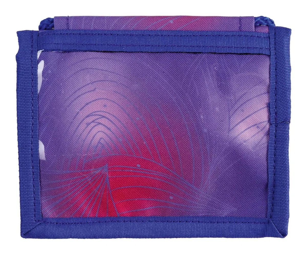 Undercover Scout Brustbeutel, Blau mit Reißverschluss, Transparent-Fach, Namensfeld und Schlüsselring, 13,5x11x1 cm, Summer Kollektion