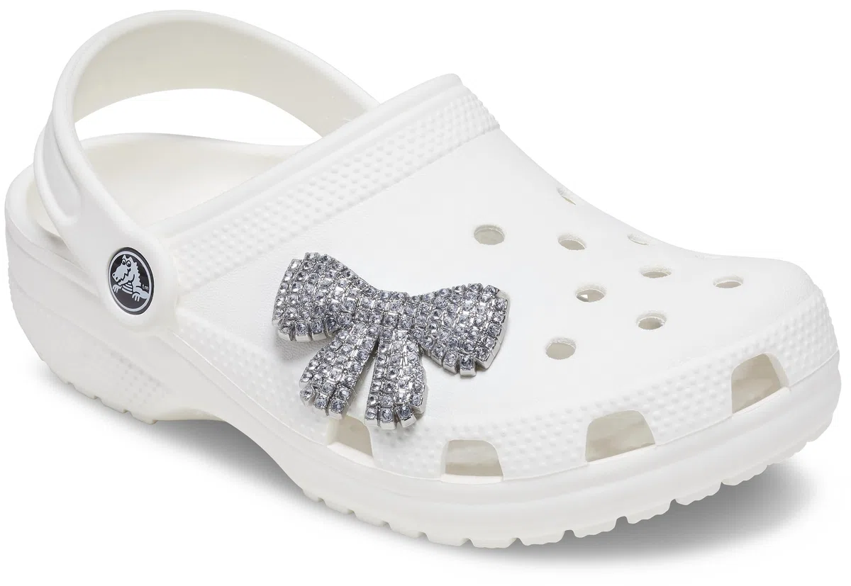 Crocs Bling Bow, Jibbitz, Standard, Zink Alloy, kein Edelstein, ESTANDAR, Zink Alloy, Kein Edelstein