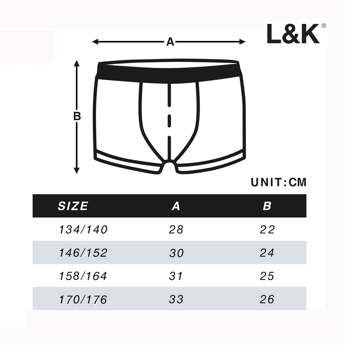 L&K-II Jungen Boxershorts 5er/8er Pack Kinder Unterwäsche aus Baumwolle Weich Atmungsaktiv & Bequem Verschiedene Designs Gr. 134–176 (8–16 Jahre)