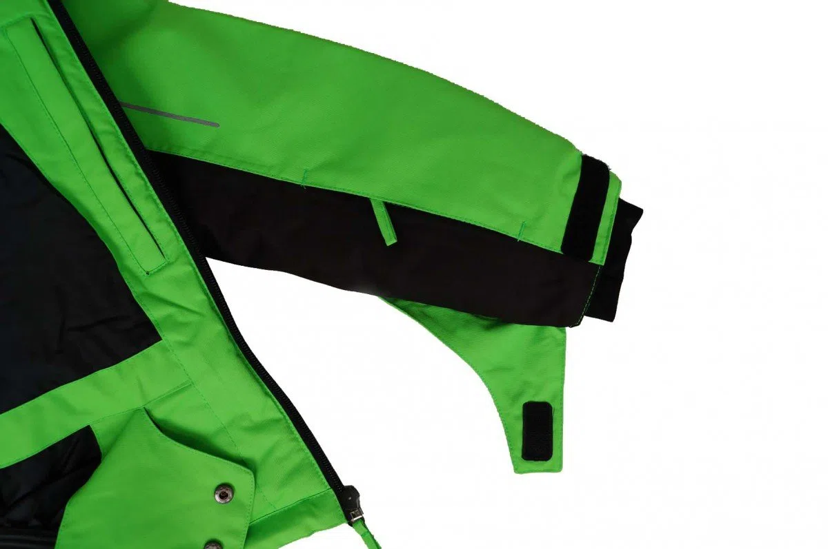 MAYLYNN Softshell Kinder Skianzug Schneeanzug 2-teilig grün/schwarz