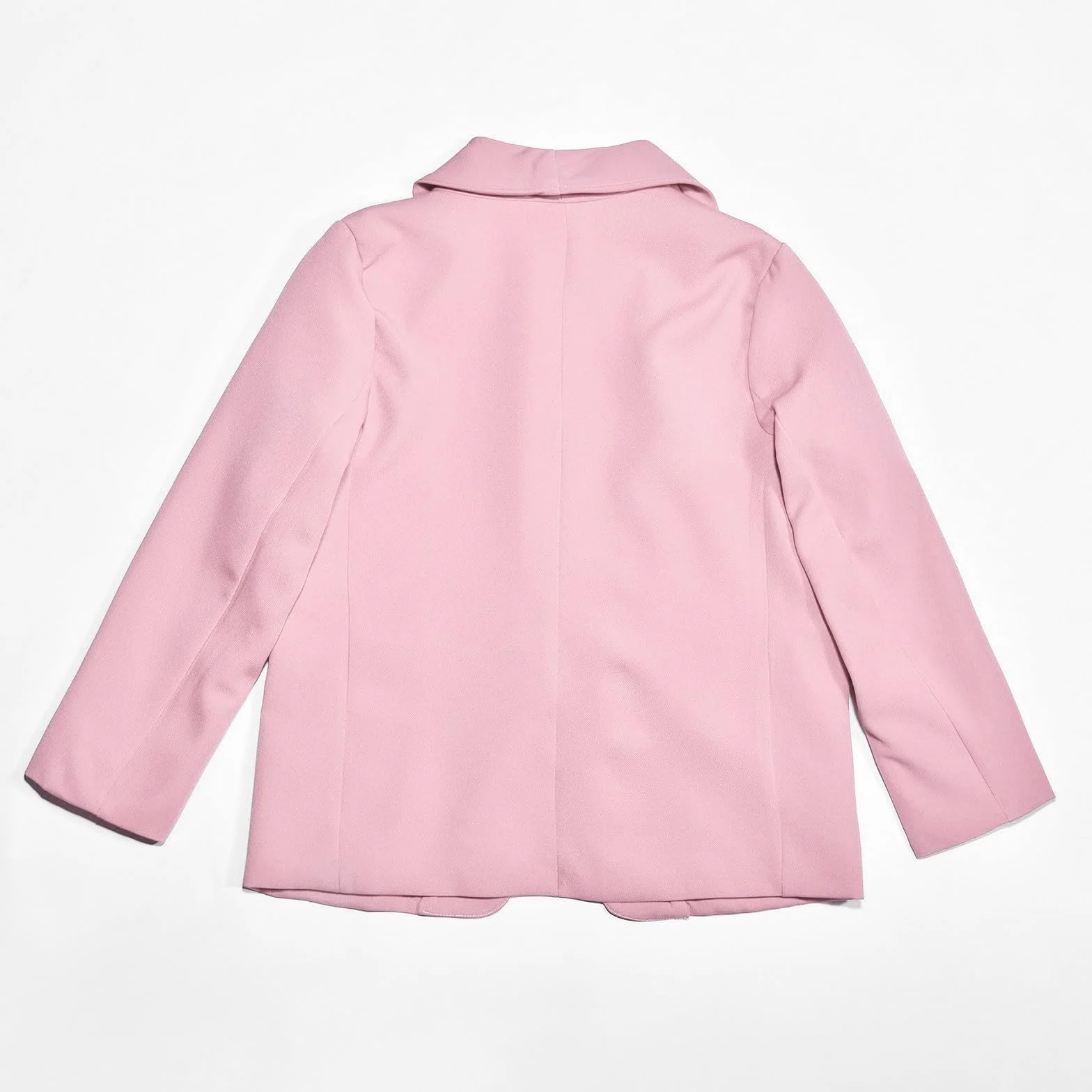 Blazer Mädchen Frühling Herbst Langarm Anzugjacke Formale Offene Front langärmelig Anzugjacke Kinder Schuluniform Kinder British Style Herbstjacke Mantel für Kinder 3-14 Jahre