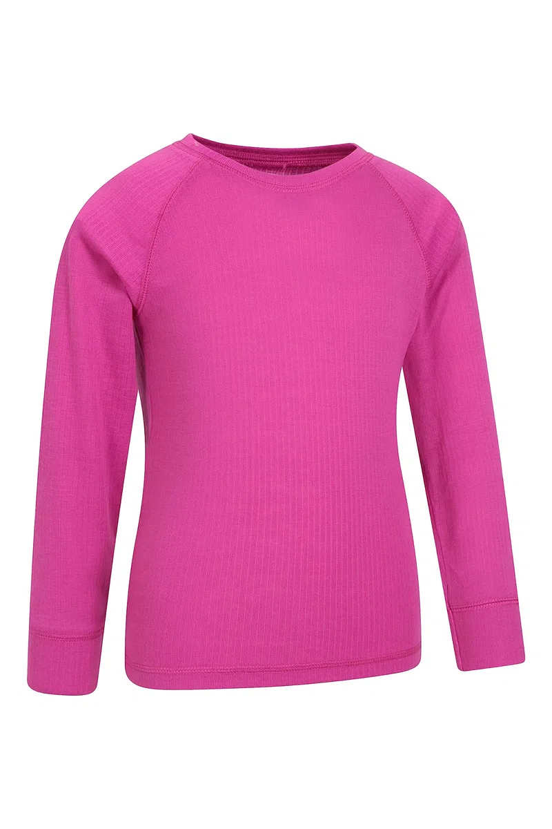 Mountain Warehouse Talus Kids Base Layer Top - Atmungsaktive & leichte feuchtigkeitsableitende Baselayer, Jungen & Mädchen Shirt - Herbst Winter, Outdoor, Reisen