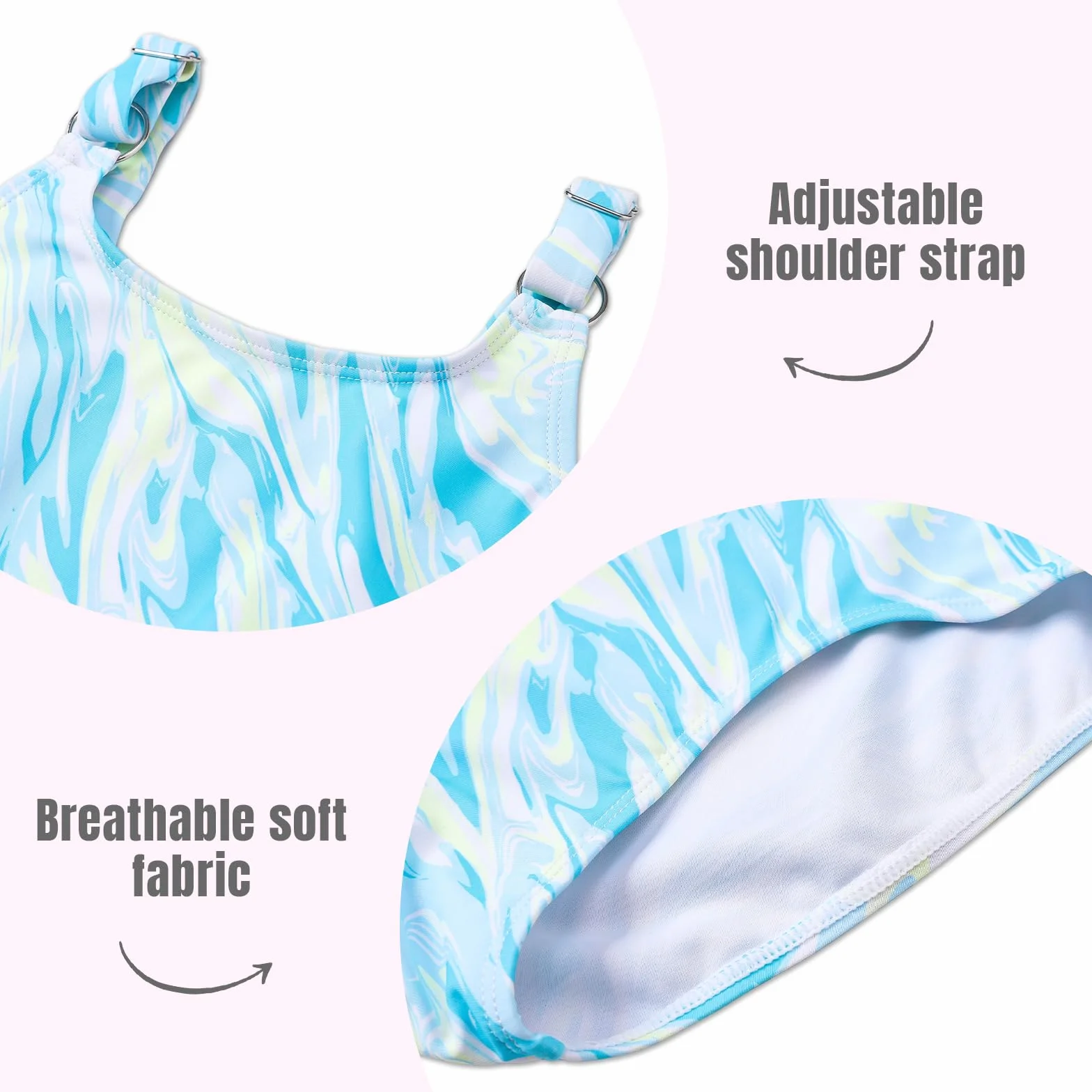 Badeanzug für Mädchen Komfort Kinder Einteiliger Bademode Elastische Mädchen Schwimmanzug Quick-Dry Badeanzug
