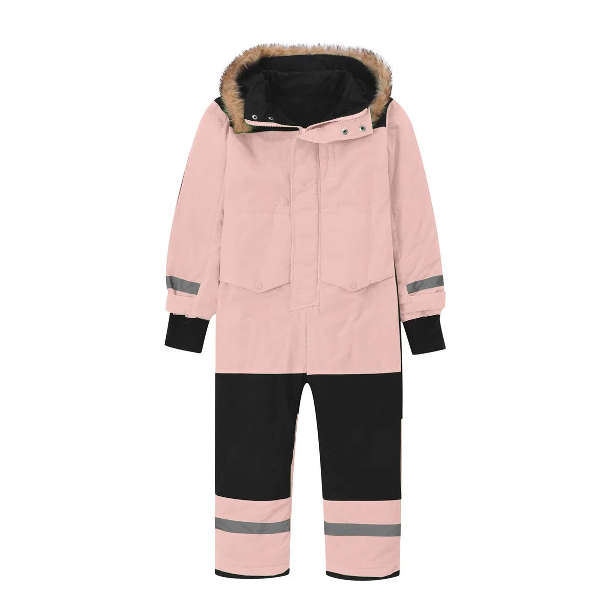 KQIVAM Schneeanzug Kinder Unisex Skianzug Verdickt Warm Skioverall Winter Warme Skianzüge mit Kapuze Schneeoverall Wasserdicht Winddicht Winteranzug Outdoor Thermo Einteiliges Schneeanzüge