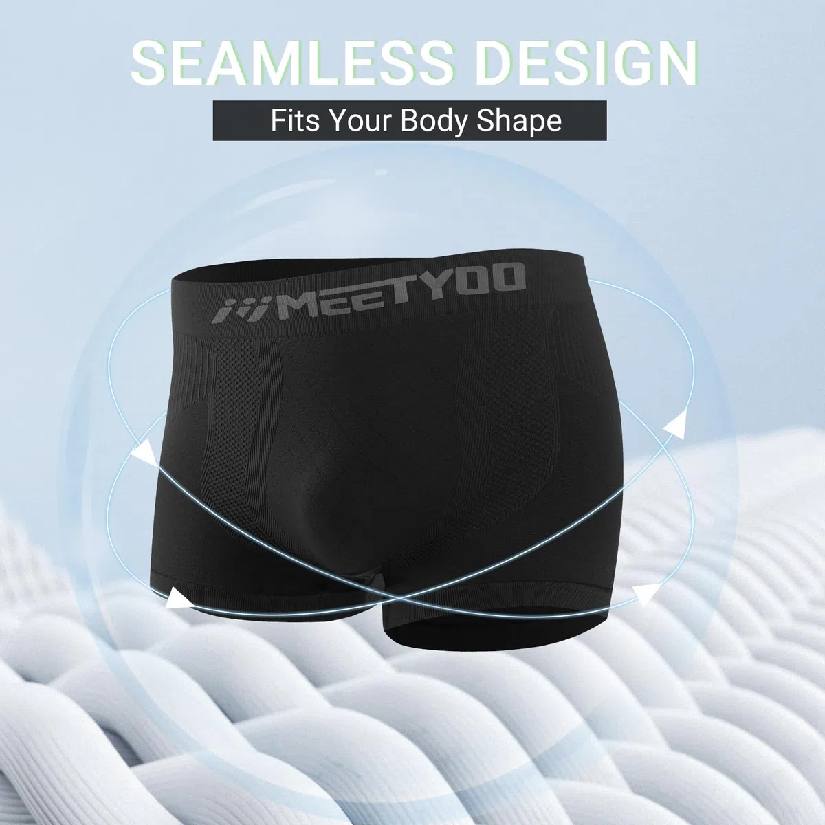 MEETYOO Kompressionshose Herren, Sport Leggings Atmungsaktiv Fitness Strumpfhosen Funktionswäsche Pants Unterhose Lang für Laufen Wandern Radfahren